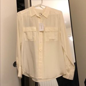 Brand new J Crew 100% silk shirt size small